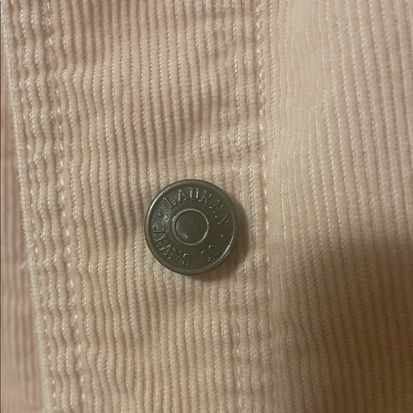 Ralph Lauren Light Pink Corduroy Jean Jacket - Picture 5 of 8